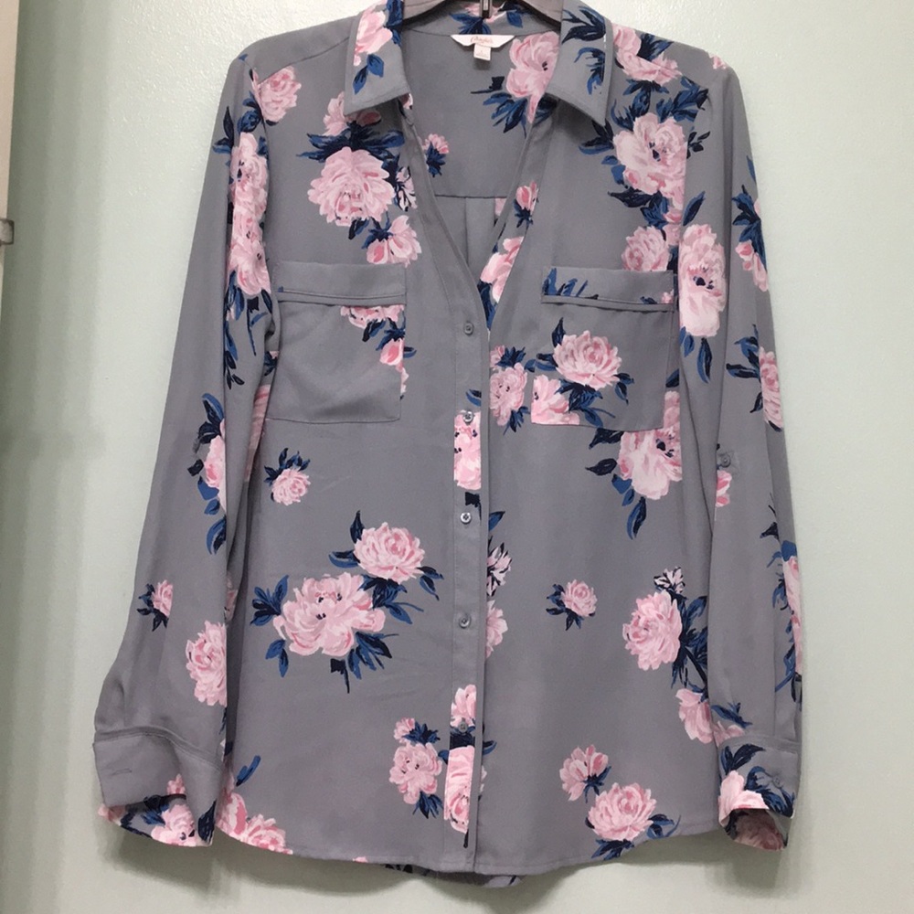 NWOT! Cute Floral Candies Blouse